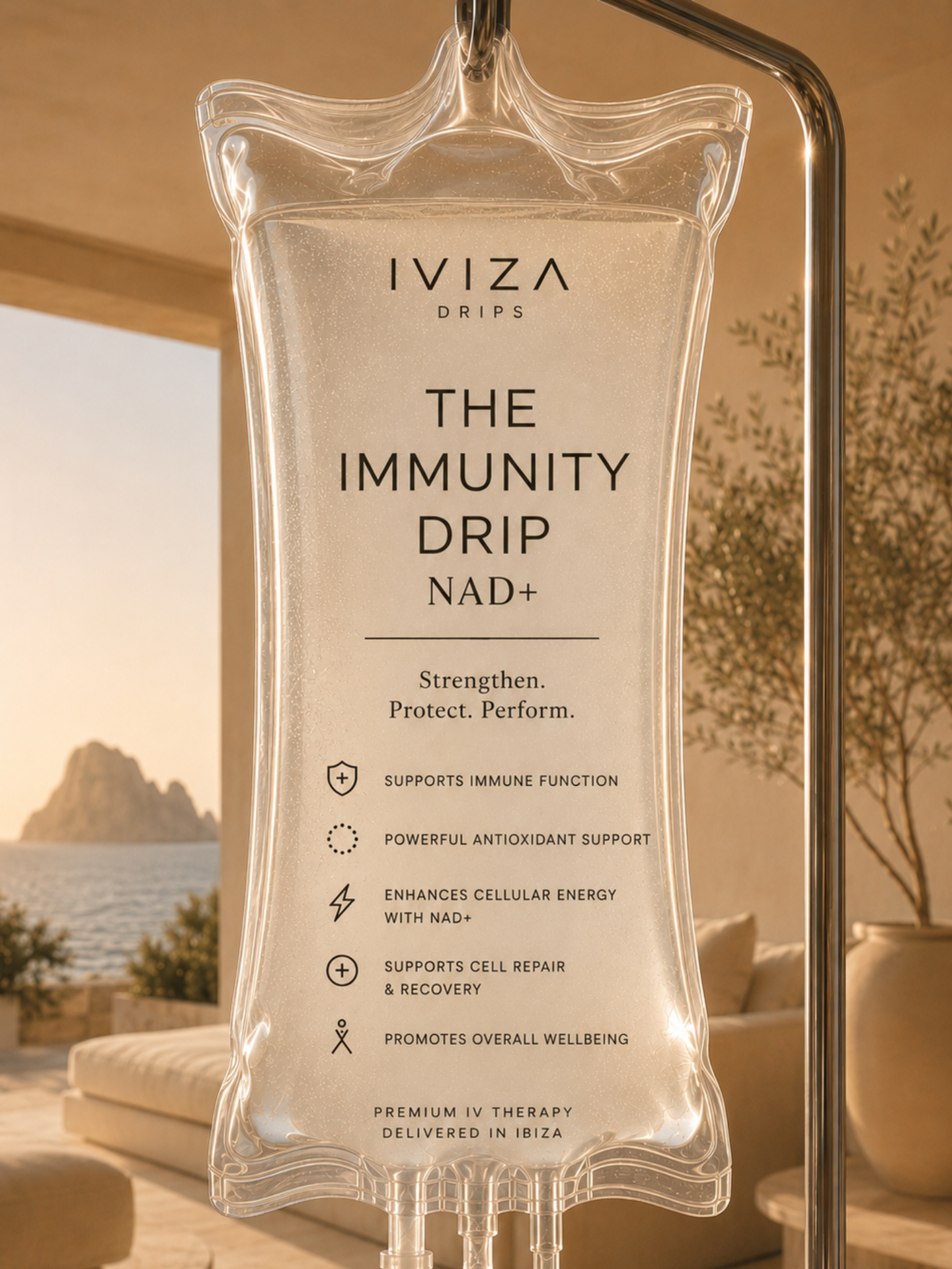 The Immunity Drip NAD+ — IVIZA DRIPS