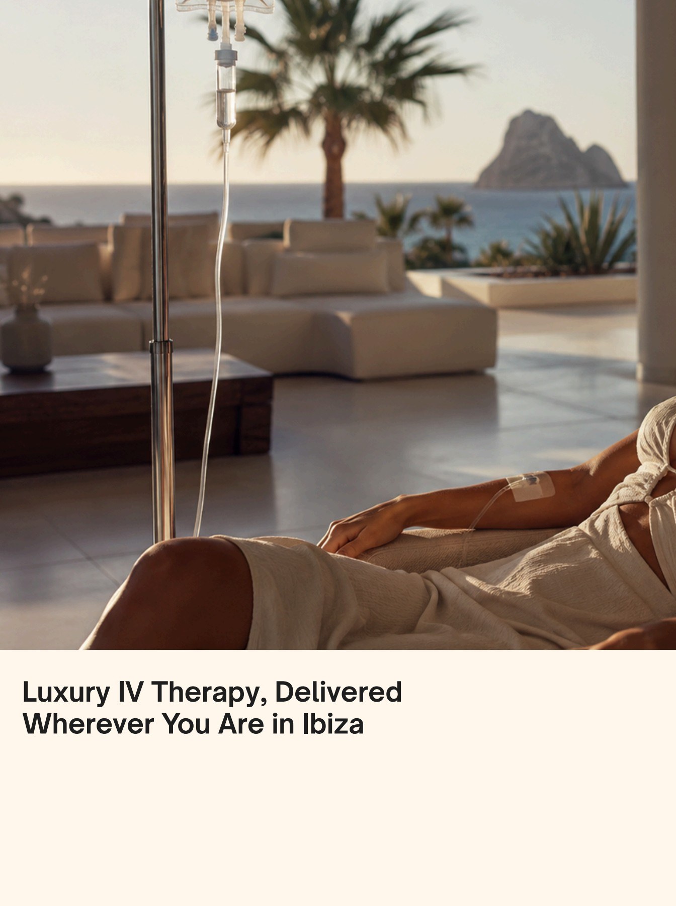 Group wellness session at an Ibiza villa